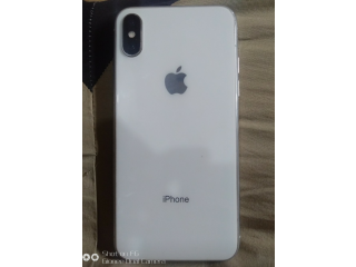 IPhone X with 256gb Rom, white