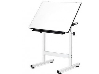 Isomars Drawing Table with Drafting Machine and Lamp