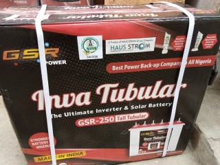 Solar tublar battery