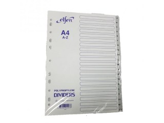 Elfen A4 A-Z Tabs PP Index File Divider